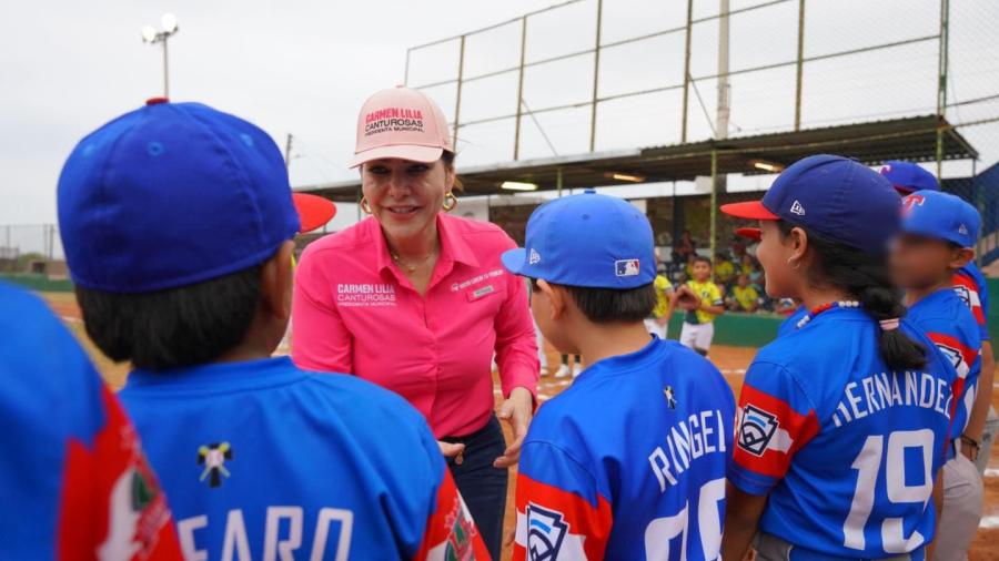 Fortalecerá Carmen Lilia Canturosas Villarreal al deporte infantil