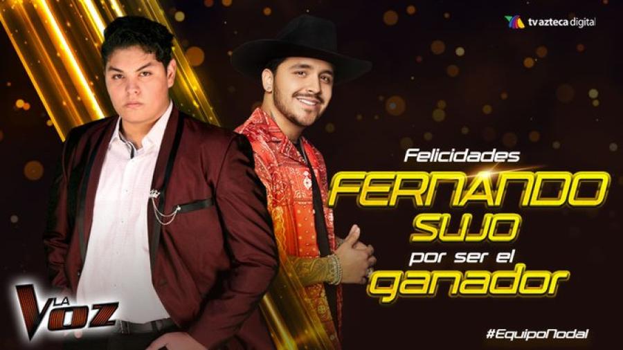Fernando Sujo, el gran ganador de ‘La Voz México 2020’