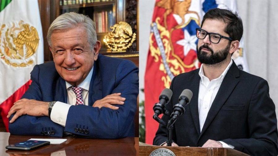 Conversa AMLO con Gabriel Boric sobre su visita a México