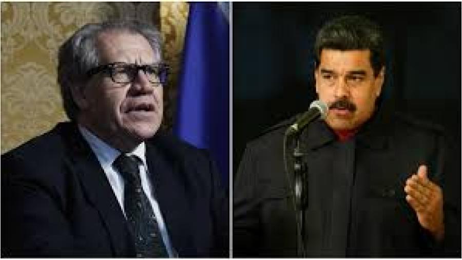 Almagro apoya alerta de captura contra Maduro