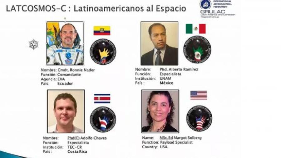 Ingeniero de la UNAM participará en primer misión espacial latinoamericana