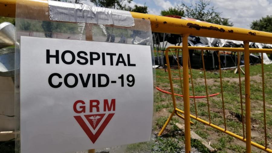 Retiran hospital móvil por desbordamiento del Río Bravo