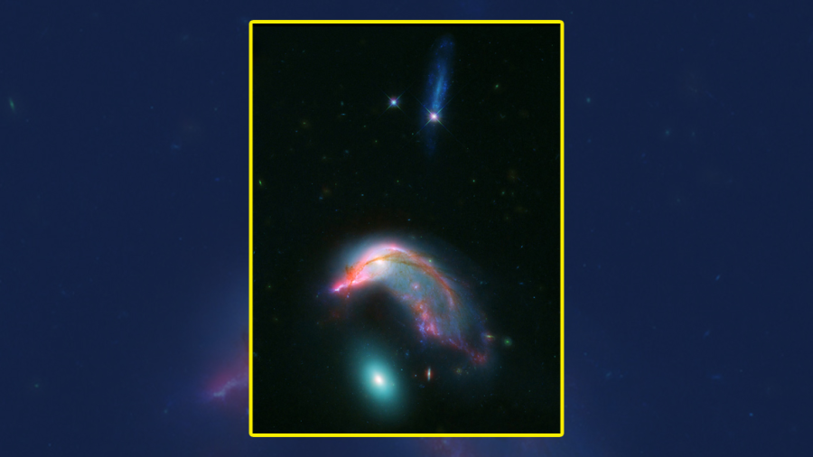 NASA publica galaxias en forma de "huevo" y "pingüino"
