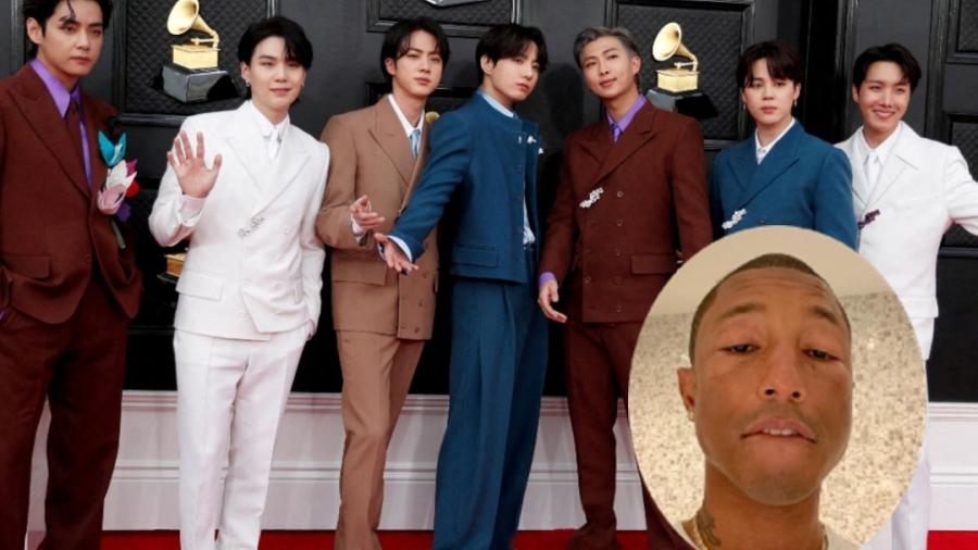 Pharrell Williams y BTS lanzarán colaboración juntos 