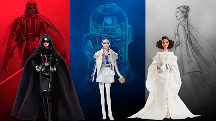 Revelan la nueva colección de Barbie inspirada en Star Wars