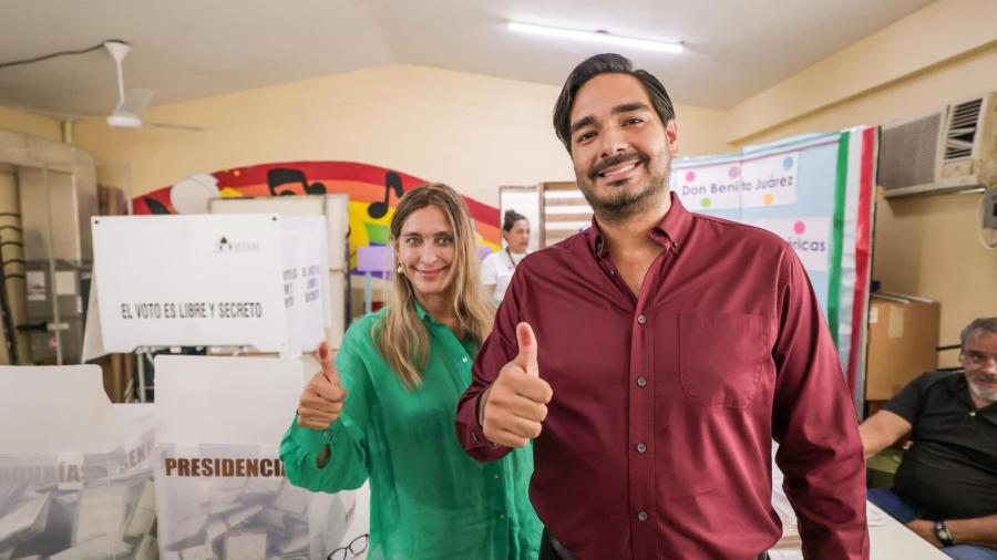 Cumplió Maki Ortiz obligación ciudadana en la jornada electoral de este 2 de junio