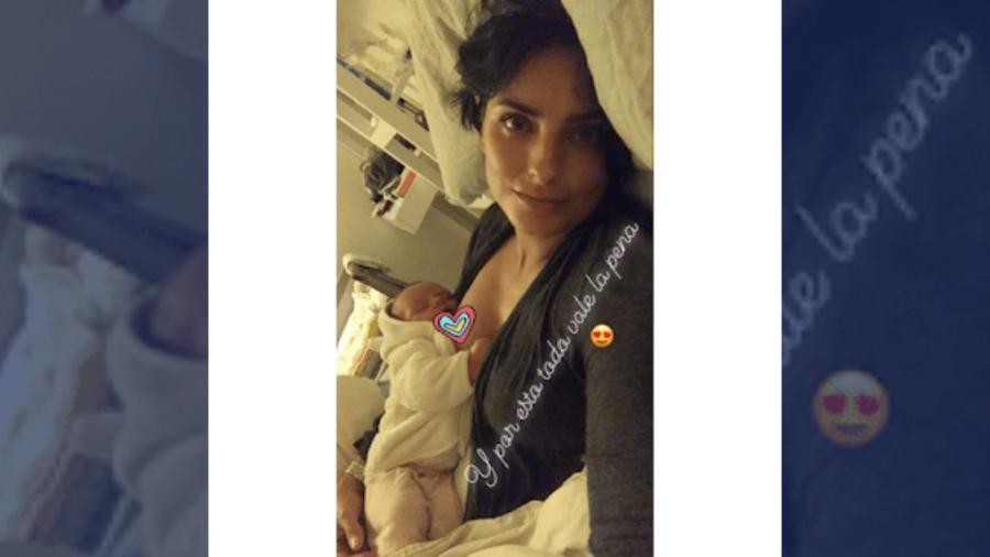 Aislinn Derbez comparte tierna fotografía con su hija