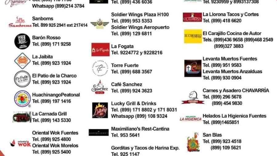 Difunde Municipio restaurantes que trabajarán en contingencia