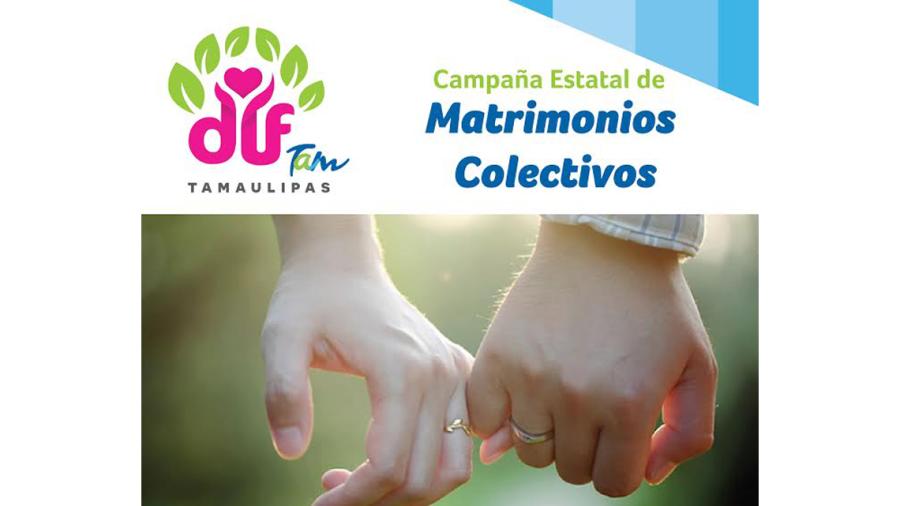 Invitan a Campaña Estatal de Matrimonios Colectivos