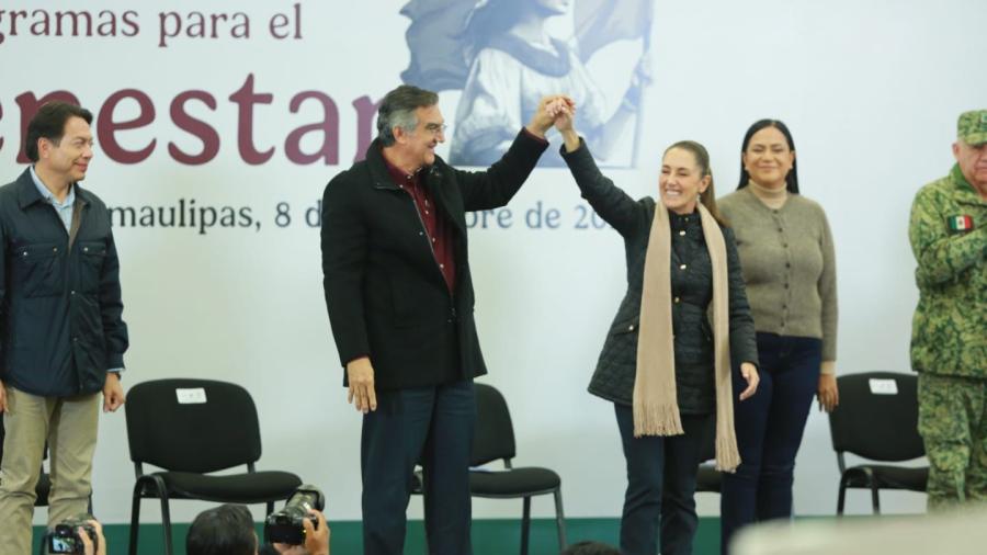 Presidenta Claudia Sheinbaum refrenda apoyo a Tamaulipas