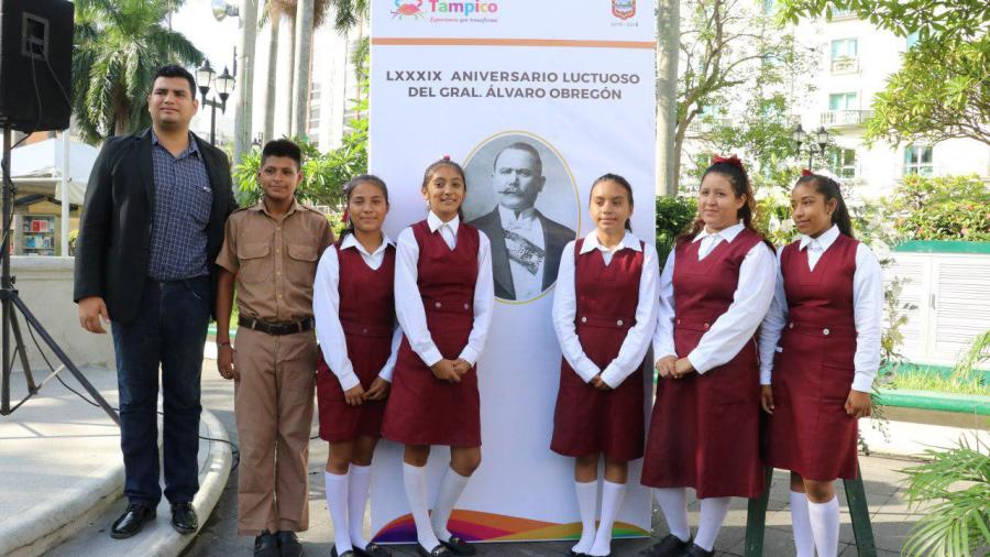 Conmemoran en Tampico Aniversario luctuoso de Álvaro Obregón