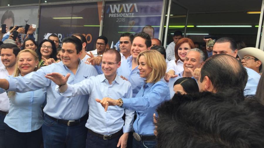 Inaugura Ricardo Anaya oficinas de campaña en Matamoros