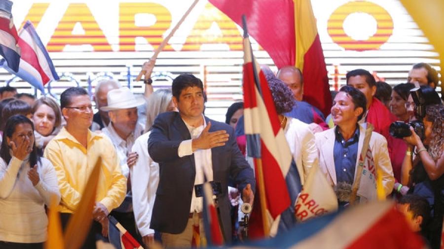 Carlos Alvarado es electo presidente de Costa Rica, presidentes lo felicitan