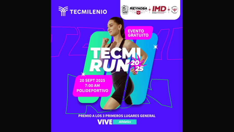 Invita el Gobierno de Reynosa a activarse con la Tecmi Run 2025