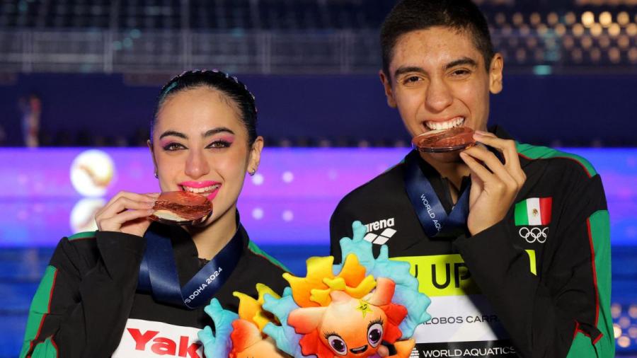 Diego Villalobos y Trinidad Meza consiguen bronce en el Campeonato Mundial de Doha