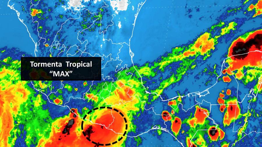 Se degrada Max a tormenta tropical