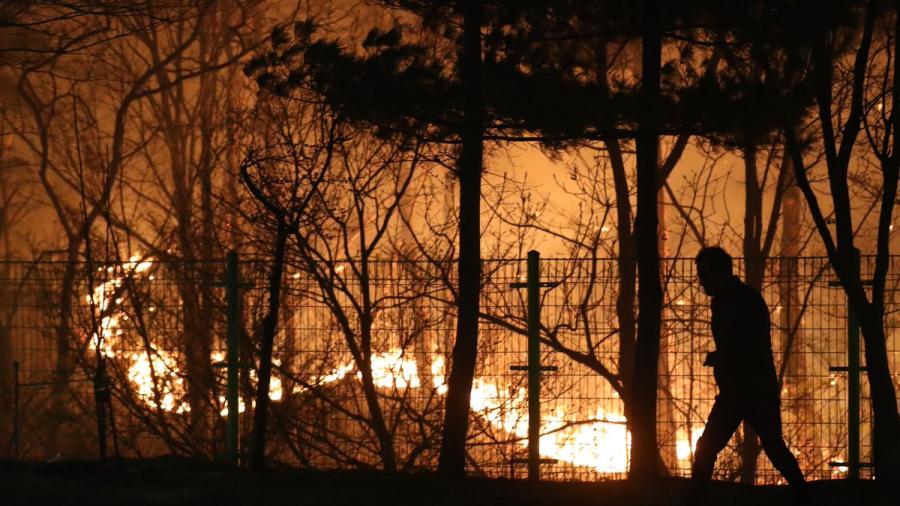 Incendio en Corea del Sur provoca evacuaciones masivas