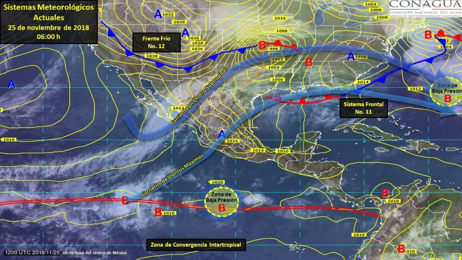 Ingresa frente fr&iacute;o n&uacute;mero 12