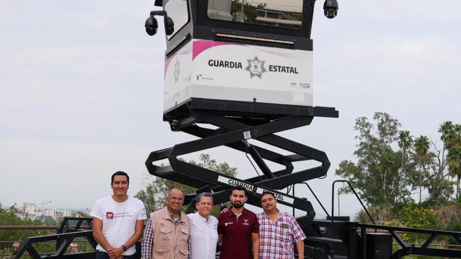  Refuerza SEBIEN vigilancia en parque La Loma en la capital tamaulipeca