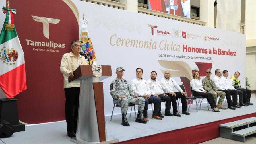 Reconoce gobernador al equipo de Protección Civil y a Servicios Aéreos de Tamaulipas