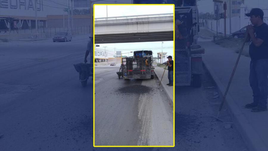 CSPP realiza labores de bacheo
