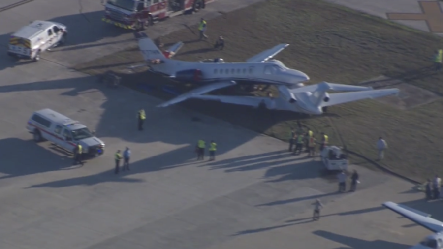 Aviones chocan en el aeropuerto de San Antonio