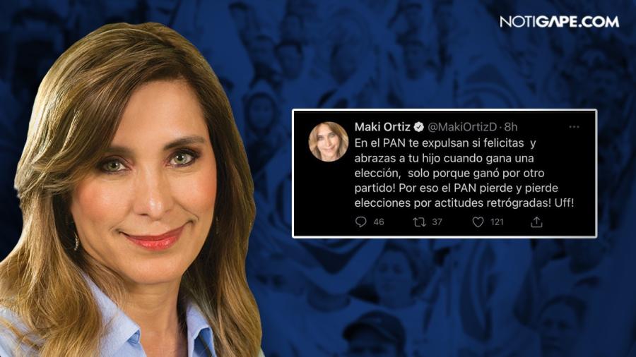 Anuncia Maki su expulsión del PAN 