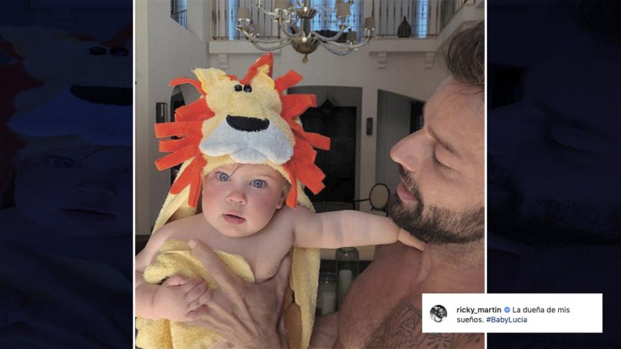 Ricky Martin comparte tierna foto de su hija Lucia