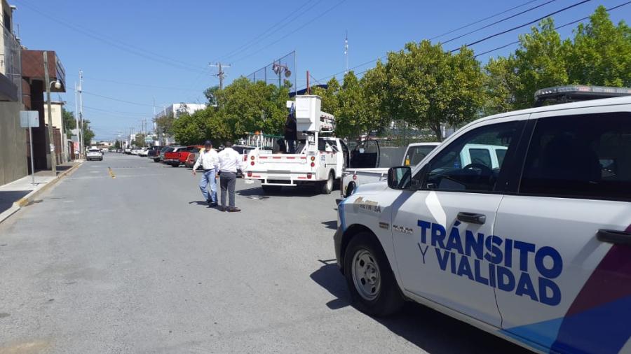 Informa Tránsito cambio de circulación en colonia Longoria