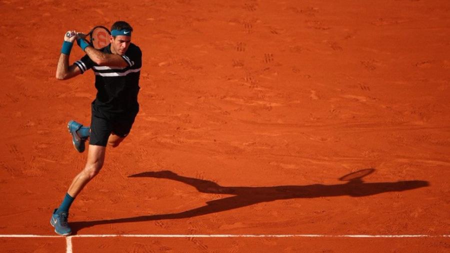 Juan Martín Del Potro avanza a octavos de final en Abierto de Francia