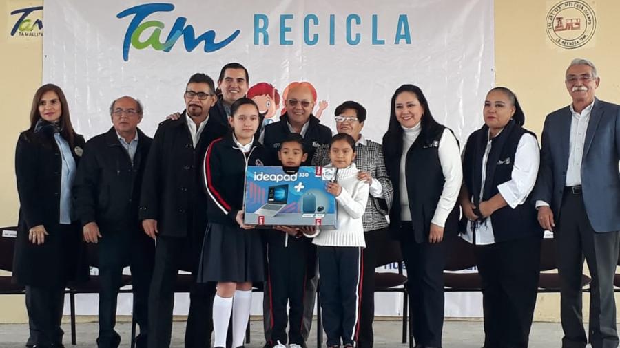 Premian esfuerzos de participantes en "Tamrecicla"