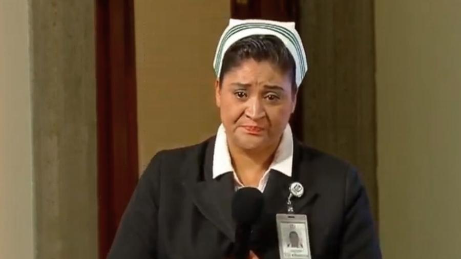 Jefa de Enfermería IMSS, rompe en llanto en conferencia, pidiendo respeto al personal de salud