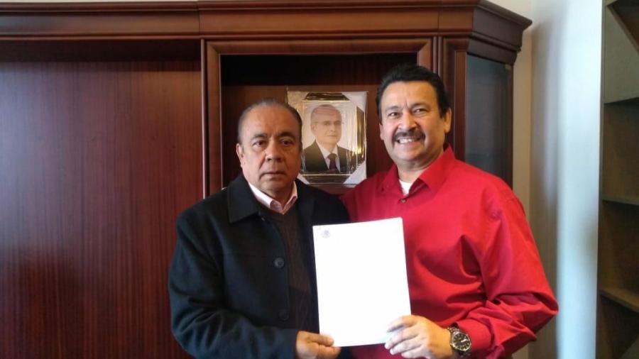 Entregan Toma de Nota al Dr. Pedro Luis, Indiscutible Dirigente SNTSS en Tamaulipas.
