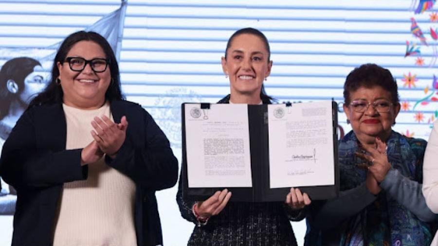 Sheinbaum firma decreto para la igualdad sustantiva de las mujeres