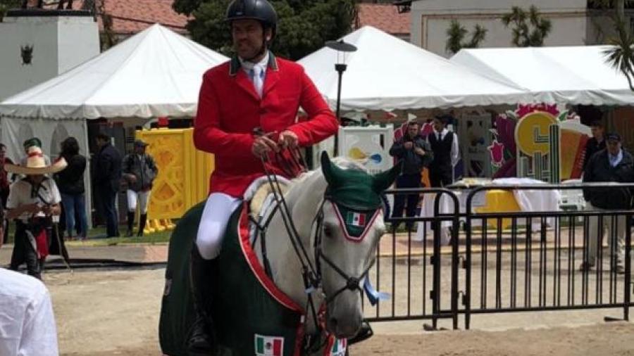 Francisco Pasquel gana oro en salto individual ecuestre en Barranquilla
