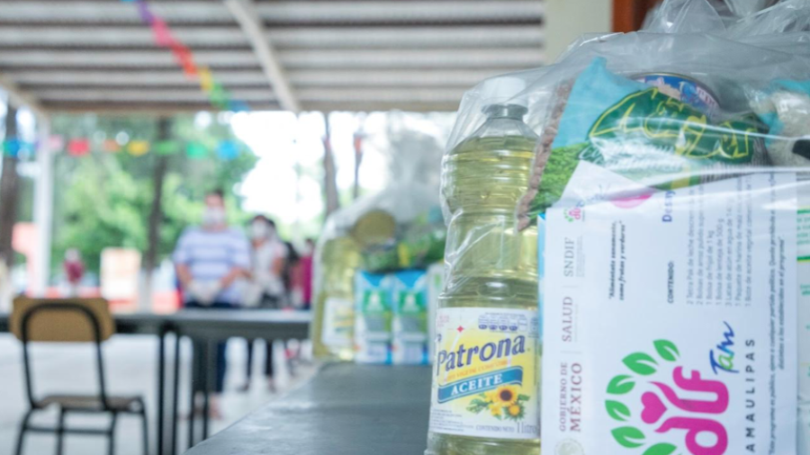Entrega Gobierno del Estado y DIF Tamaulipas apoyos alimentarios a estudiantes de educaci&oacute;n b&aacute;sica