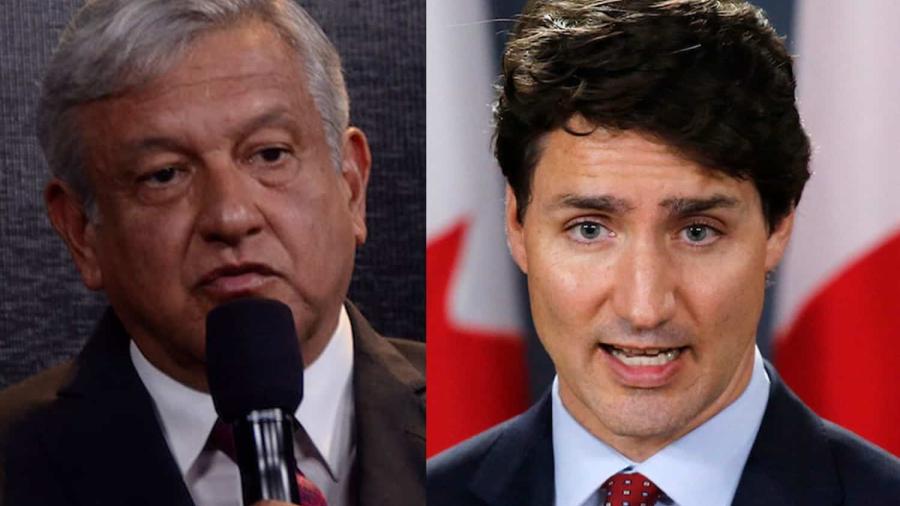 AMLO se comunica con Trudeau para impulsar TLCAN