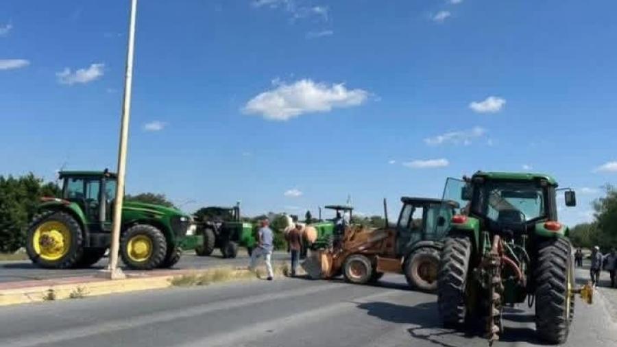 Campesinos de la frontera se suman al paro nacional 24N