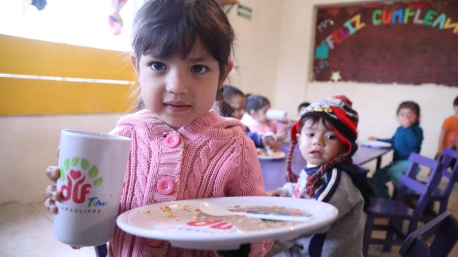 Entrega DIF Tamaulipas desayunos escolares a estancias infantiles
