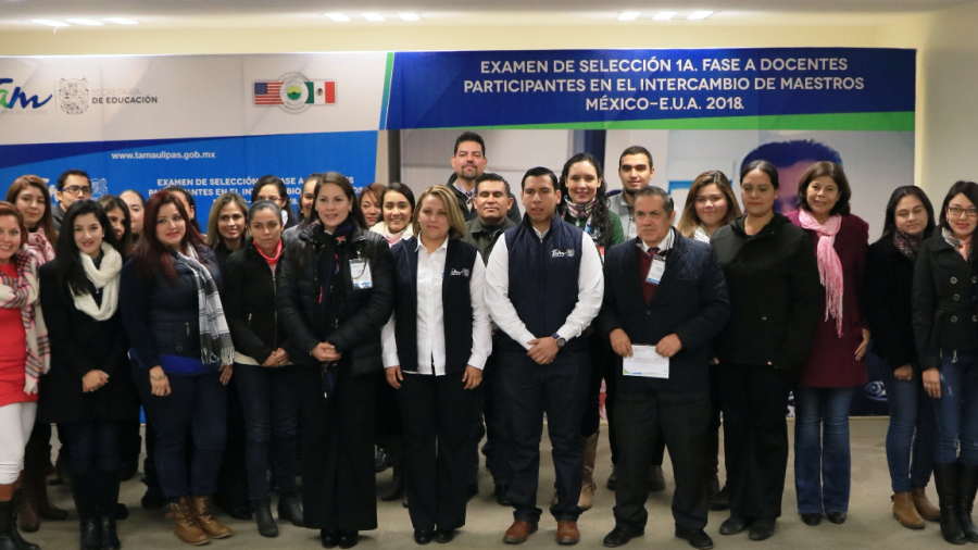 Maestros presentan examen del Programa de Intercambio México – E.U.A. 2018
