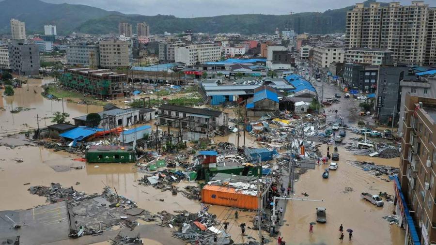 32 muertos en China por tifón “Lekima”