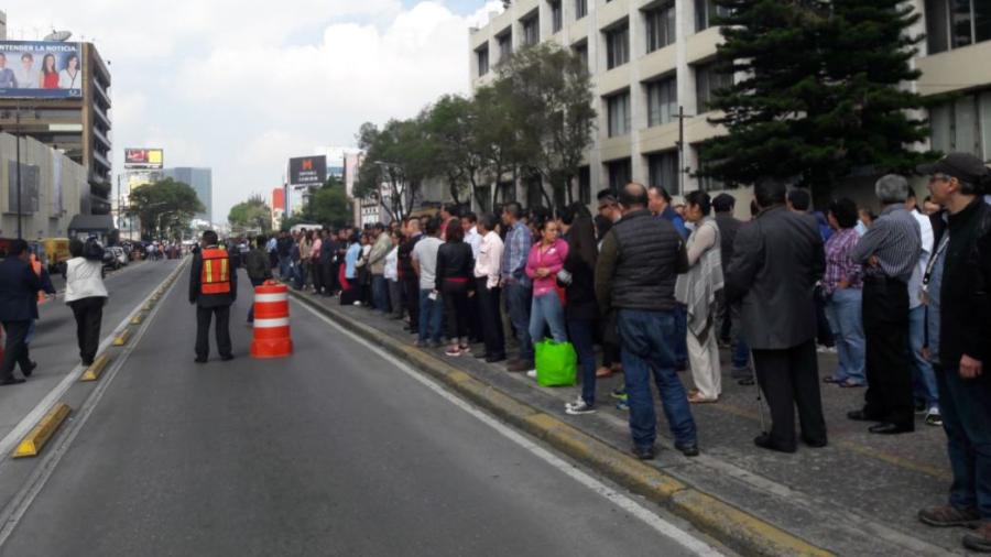 A 32 a&ntilde;os del sismo del 85, se realiza simulacro en CDMX