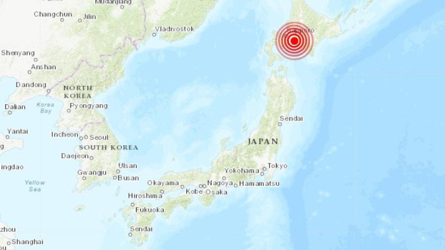 Sismo de 5.8 grados sacude isla japonesa de Hokkaido