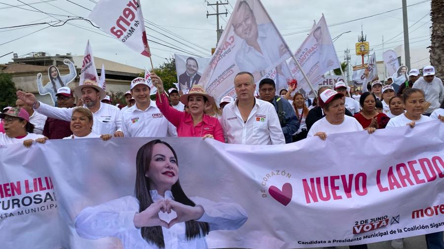 Recorren unidos la ciudad candidatos de la coalición Juntos Hacemos Historia