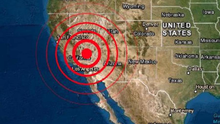 Se registra sismo de 5.8 de magnitud en California 