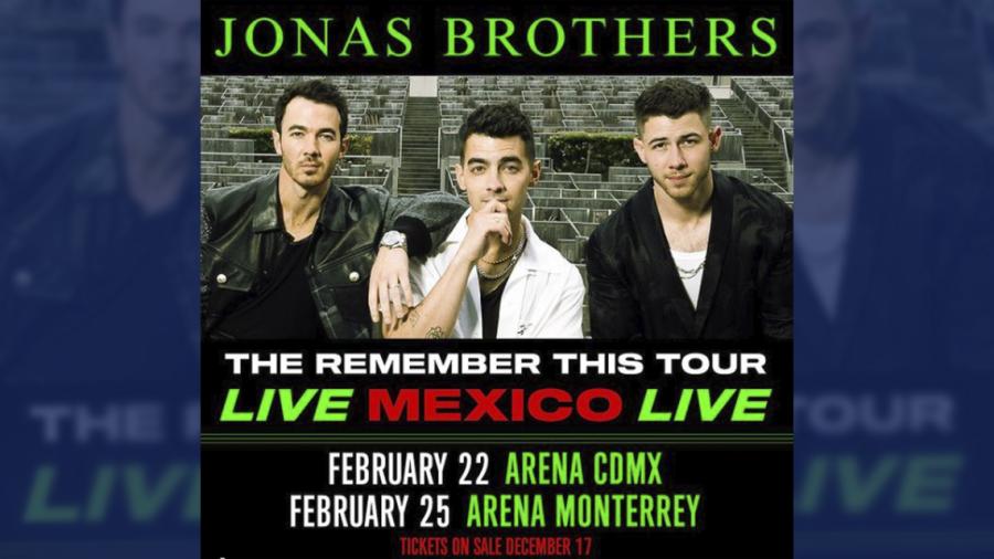 ¡Vienen de gira! Jonas Brothers anuncia fechas en CDMX y Monterrey