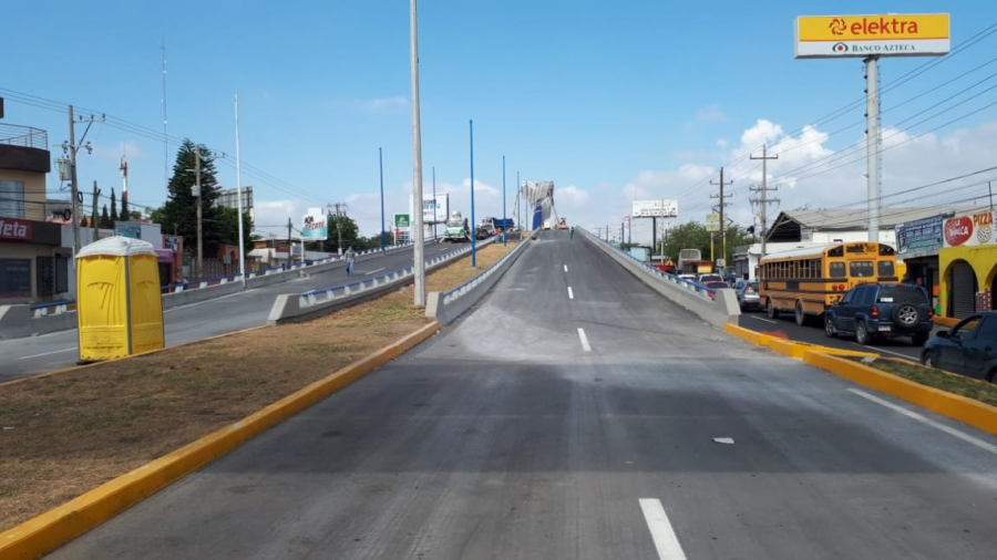 Abrirán la circulación del puente superior del boulevard Hidalgo