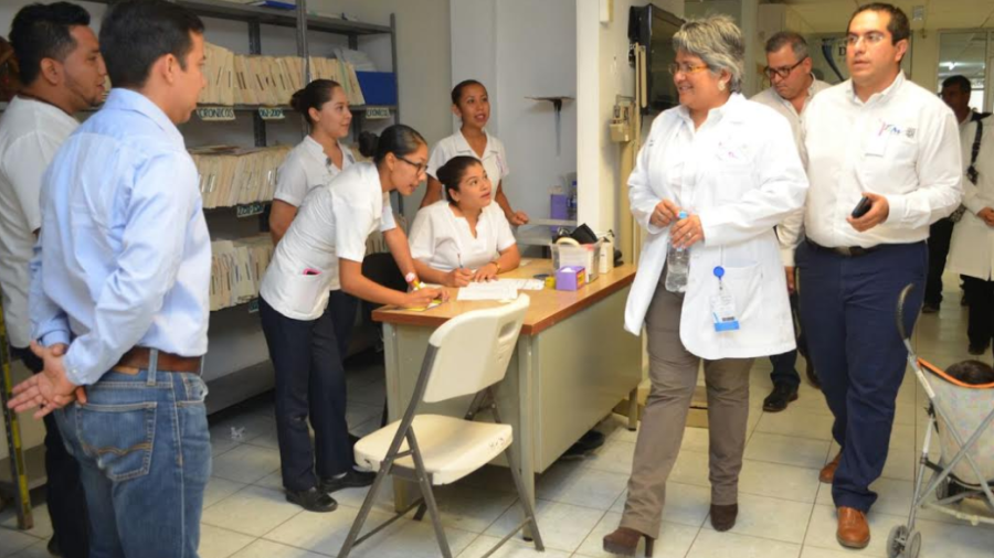 Secretaria de Salud supervisa unidades medicas en ciudad Mante 