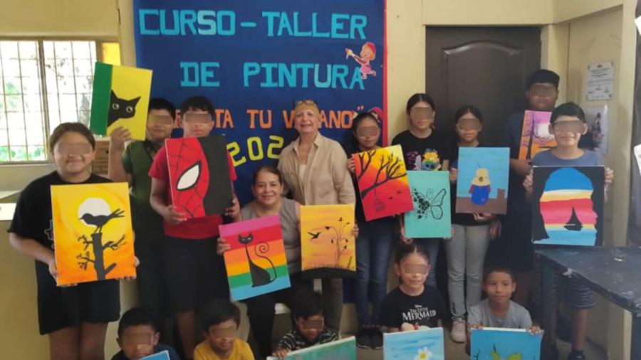 Previene SSPT el delito en NNA a través de talleres artísticos