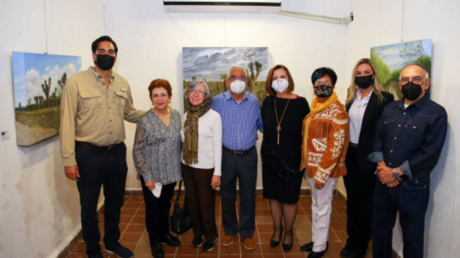 Inauguró Alcalde exposición pictórica Paisajes del Noreste
